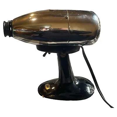 Vintage 1950’s Oster Airjet Chrome Electric Hair Dryer Hot/Cold W/Stand *Tested • $32