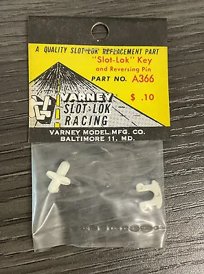VARNEY Slot Lok Racing - Key And Reversing Pin A366 - Vintage NOS New Old Stock • $13.95