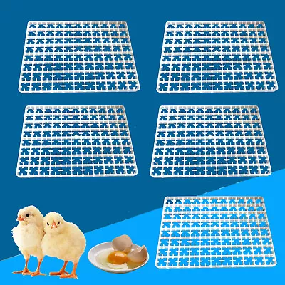 5*Egg Hatching Incubator Trays Chicken Quail Pheasant Duck Turkey 88 Eggs Holder • $29.46