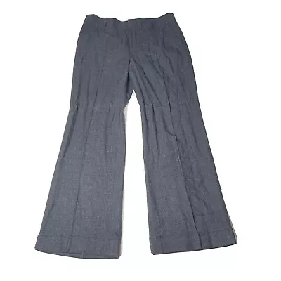 Women’s Size 14 Martin + Osa 80% Wool Grey High Rise Trouser Leg Dress Pants • $29.95