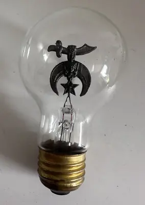 Vintage Aerolux Shriners Light Bulb Masonic / Free Masonry Works! • $90
