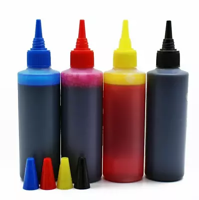 $19.90 • Buy 4 X 100ml Refill For Canon PG645XL & CL646XL Ink Cartridges TS3160 MX496 Nonoem