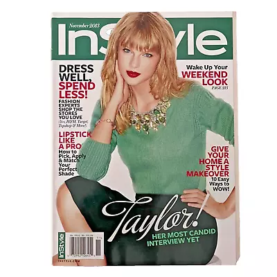 Taylor Swift InStyle 2013 Magazine Hailee Steinfeld Victoria Beckham Newsstand • $30