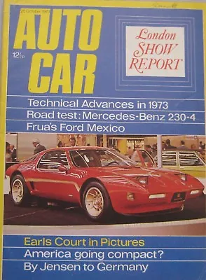 Autocar Magazine 25 October 1973 Featuring Mercedes Road Test Napier • £6.99