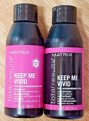 Matrix Total Results Keep Me Vivid Sulfate Free Shampoo & Conditioner 1.7 Oz Set • $14.95