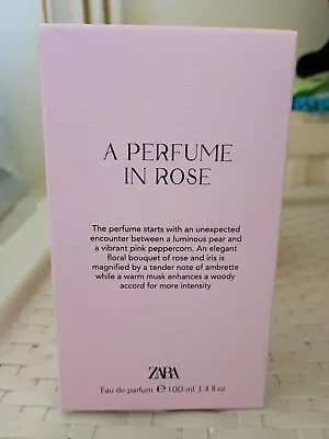 ZARA A PERFUME IN ROSE EDP 100ml • £35