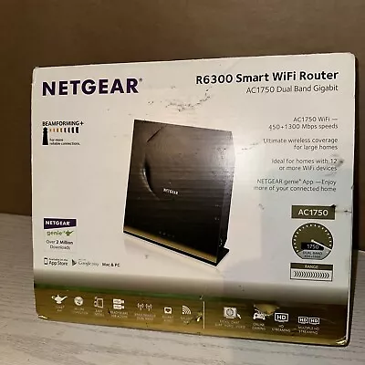 NETGEAR R6300 1300Mbps 5 Port Wireless Router • $35