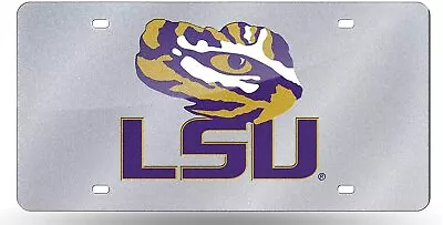 LSU Tigers Bling Premium Laser Tag License Plate Louisiana State University • $24.79