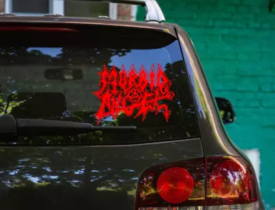 Morbid Angel Vinyl Logo Sticker Decal Heavy Metal Band Car Bumper Death Obituary • $6.50