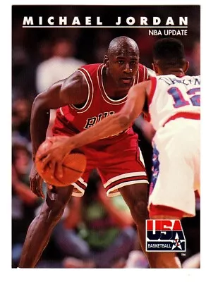 1992 SkyBox USA #37 Michael Jordan CHICAGO BULLS NBA Update TAR HEELS • $2.99