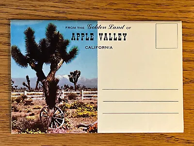 California CA Apple Valley Foldout Lea McCarty Oil Portraits CR 1956 • $8.99