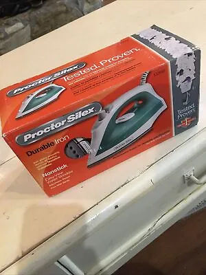 Proctor Silex 17291K Durable Iron With Nonstick Soleplate And Adjustable Steam • $17.50