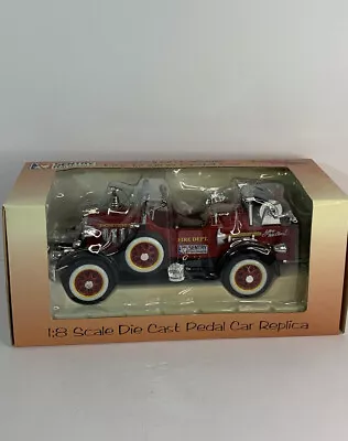 New Sentry Hardware Gendron 1935 Lasalle Fire Truck Pedal Car 1:8 Scale Die Cast • $64.99