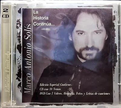 Marco Antonio Solís – La Historia Continúa (2003 CD + DVD) • $12.50