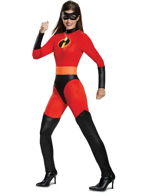 Adults Women's Classic The Incredibles 2 Mrs. Incredible Costume Large 12-14 • $32.98