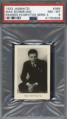 1933 Jasmatzi Max Schmeling *hof* Boxer Psa 8 **rare Version** (incredible Card) • $450