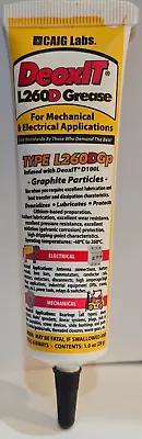 DeoxIT® L260 Grease W/graphite Particles & Infused With D100L -28g Squeeze Tube • £16.36