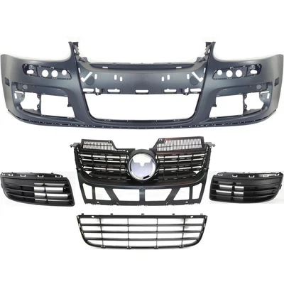$224.37 • Buy Front Bumper Cover Grille Kit For 2005-2010 Volkswagen Jetta Sedan Wagon Primed