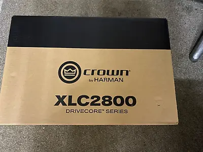 £325 • Buy Crown XLC 2800 Amplifier 2x 800W