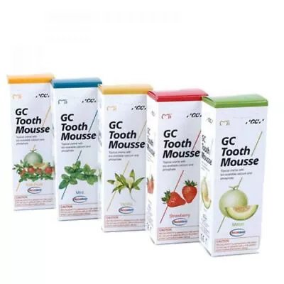 1 Pack Of GC TOOTH MOUSSE Topical Dental Creme ADVISORY 40g - ASK FOR FLAVOUR • $45.73