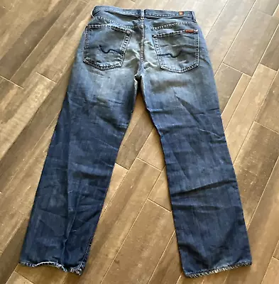 7 For All Mankind Men's Austyn Jeans 32x29 Linen Blend Relaxed • $19.95