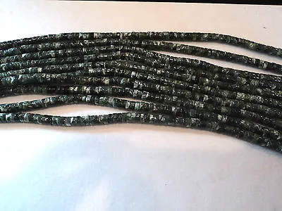 Seraphinite Heishi 6mm Approx. 16 Inch Strand • $32.25