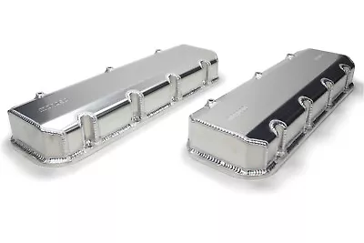 MOROSO #68483 Fab. Alm Valve Covers BBC Brodix SR20/Dart Pro • $550.99