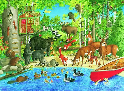 Ravensburger Woodland Friends 200 Piece Jigsaw Puzzle For Kids – Every Piece Is  • $26.41