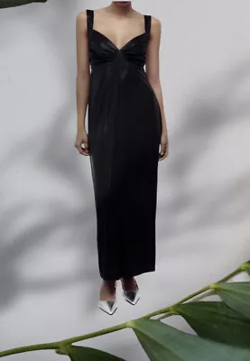 Zara Black Dress Long Size L 🦋 • $40