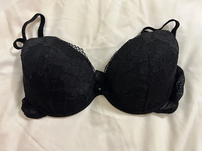 £1.99 • Buy M&S Black Gel Padded Bra 34C