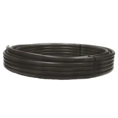 $106.28 • Buy Black 1 In. X 100 Ft 250 Psi NSF Poly Pipe Potable Flexible Plastic Water Tubing