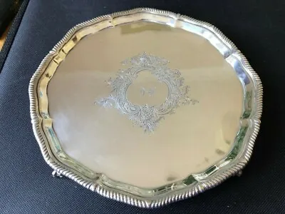 £345 • Buy Antique Solid Silver Tray Platter - Mappin & Webb, London, 1911