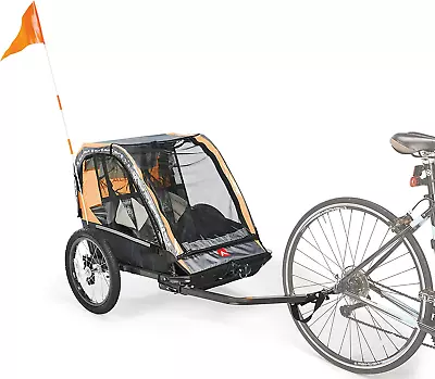 Bike Cargo Trailer Carrier Storage Transport Alloy Steel Bicycle Child Cart Seat • $254.98