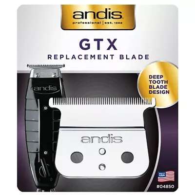 Andis GTX 04850 Hair Trimmer T-Outliner Deep Tooth Replacement Blade Set GTO • $24.99