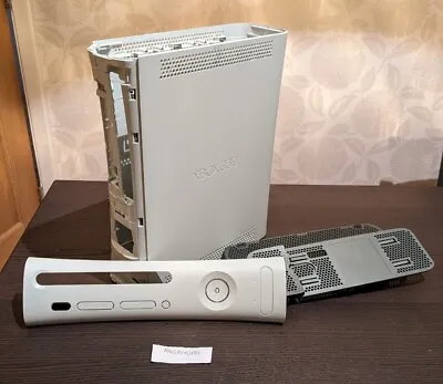 Microsoft Xbox 360 Phat Housing Shell White Xenon No HDMI Incl Faceplate & Sides • £20