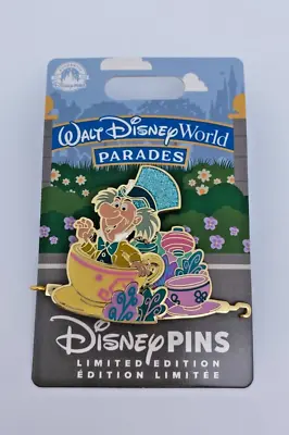 2024 Disney Parks Walt Disney World Parades Series Mad Hatter Alice Le 3000 Pin • $34.99
