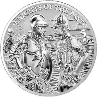 Malta Knights Of The Past 2022 1 Oz Pure Silver Bu Coin Germania Mint Blister • $64.99