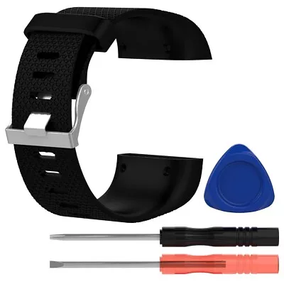 Lightweight Silicone Watch Band Strap Bracelet Wristband Tool For Fitbit Surge • $10.09