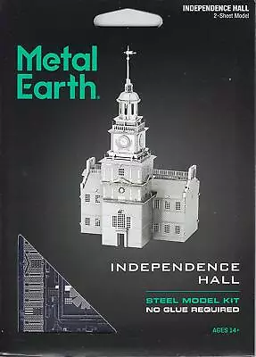 Fascinations Metal Earth US Independence Hall 3D Steel Metal Model Kit MMS157 • $10.95