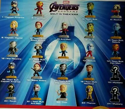 2019 McDONALD'S MARVEL AVENGERS HAPPY MEAL TOYS Choose Your Character SHIPS NOW • $9.99