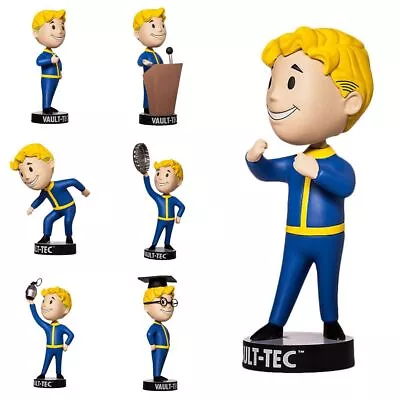 Fallout 4 Vault Boy Bobblehead Gaming Anime Figures Toys Series Collection Model • £13.80