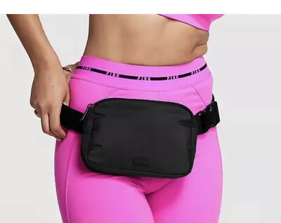 Victoria's Secret Pink Belt Bag Fanny Pack Crossbody Black New • $22