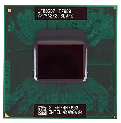 1PC Intel Core 2 Duo T7800 SLAF6 2.6GHz 4MB Dual-core Mobile • $24.75