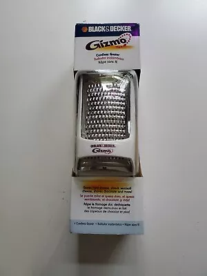 Black & Decker Gizmo Cordless Electric Cheese Grater With 3 Blades GG200 NEW • $12.30