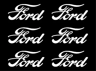 Small Ford Logo 6 Small Vinyl Decals Sticker Decal 2  3  Ford Symbol Stickers • $4.49