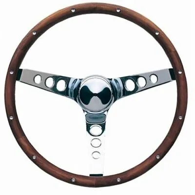 Grant Products 213 13-1/2  Classic Wood Steering Wheel - Wood Grain NEW • $164.92