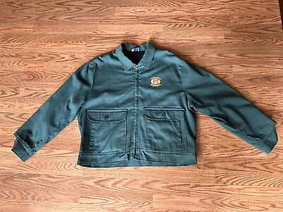 Vintage Rare MTV Music Video Television Dark Green Four Pocket Jacket Size XL • $120