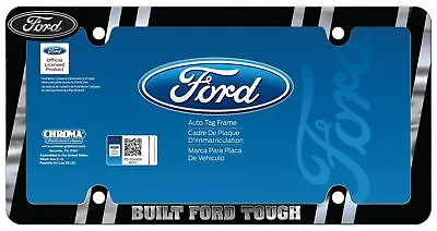 Chroma Graphics Ford Built Tough Chrome Plate Frame • $14.49