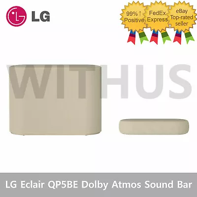 LG Eclair QP5BE 3.2.1ch Dolby Atmos Sound Bar Meridian Sound W/ Subwoofer -Fedex • $675.74