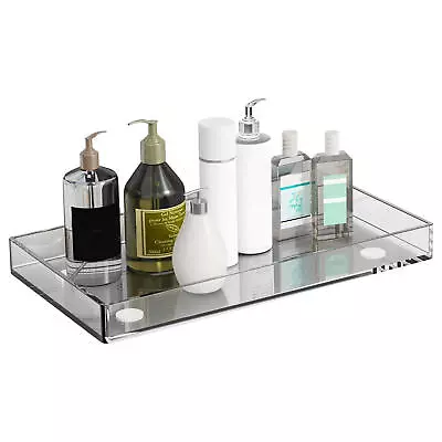 11 Inch Clear Acrylic Tray Kitchen Serving Tray Vanity Decorative Tray Organizer • $25.96